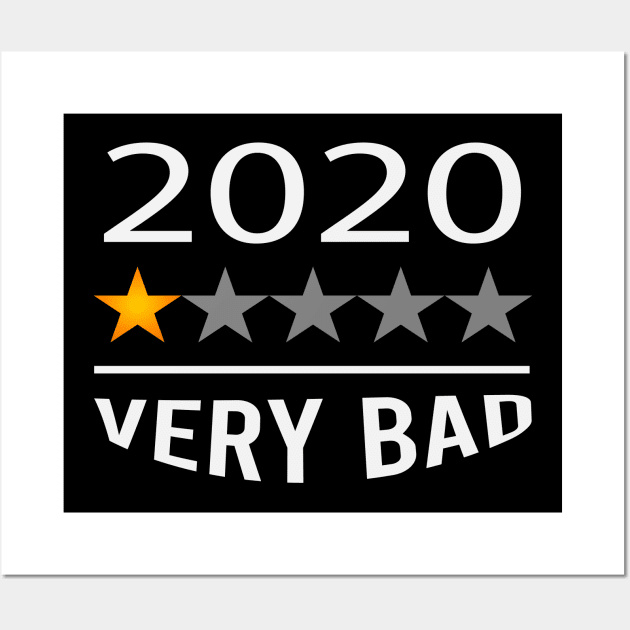 2020 Would Not Recommend 1 Star Review Wall Art by Formoon